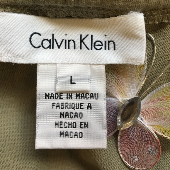 Calvin Klein High Low Asymmetrical Flare Ruffle Hem Midi Length Skirt Women’s - Picture 3 of 10